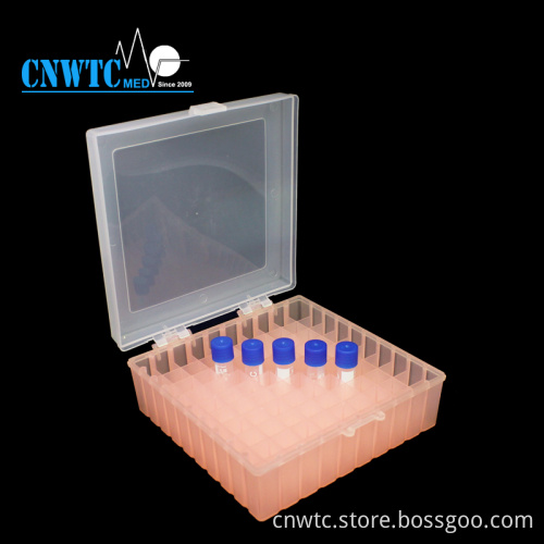 1.8ml 100Wells Plastic Cryotube Boxes with Hinged Lid: High-Quality Storage Solutions for Scientific Applications